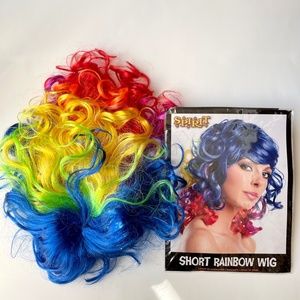 SPIRIT Short Rainbow Wig